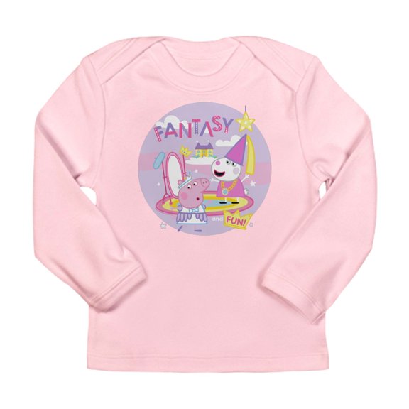CafePress - Peppa Pig: Fantasy And Fun! Long Sleeve Infant T Shirt - Long Sleeve Infant T-Shirt