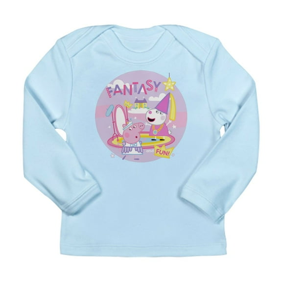 CafePress - Peppa Pig: Fantasy And Fun! Long Sleeve Infant T Shirt - Long Sleeve Infant T-Shirt