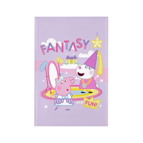 CafePress - Peppa Pig: Fantasy And Fun! - Rectangle Magnet, 2"x3" Refrigerator Magnet