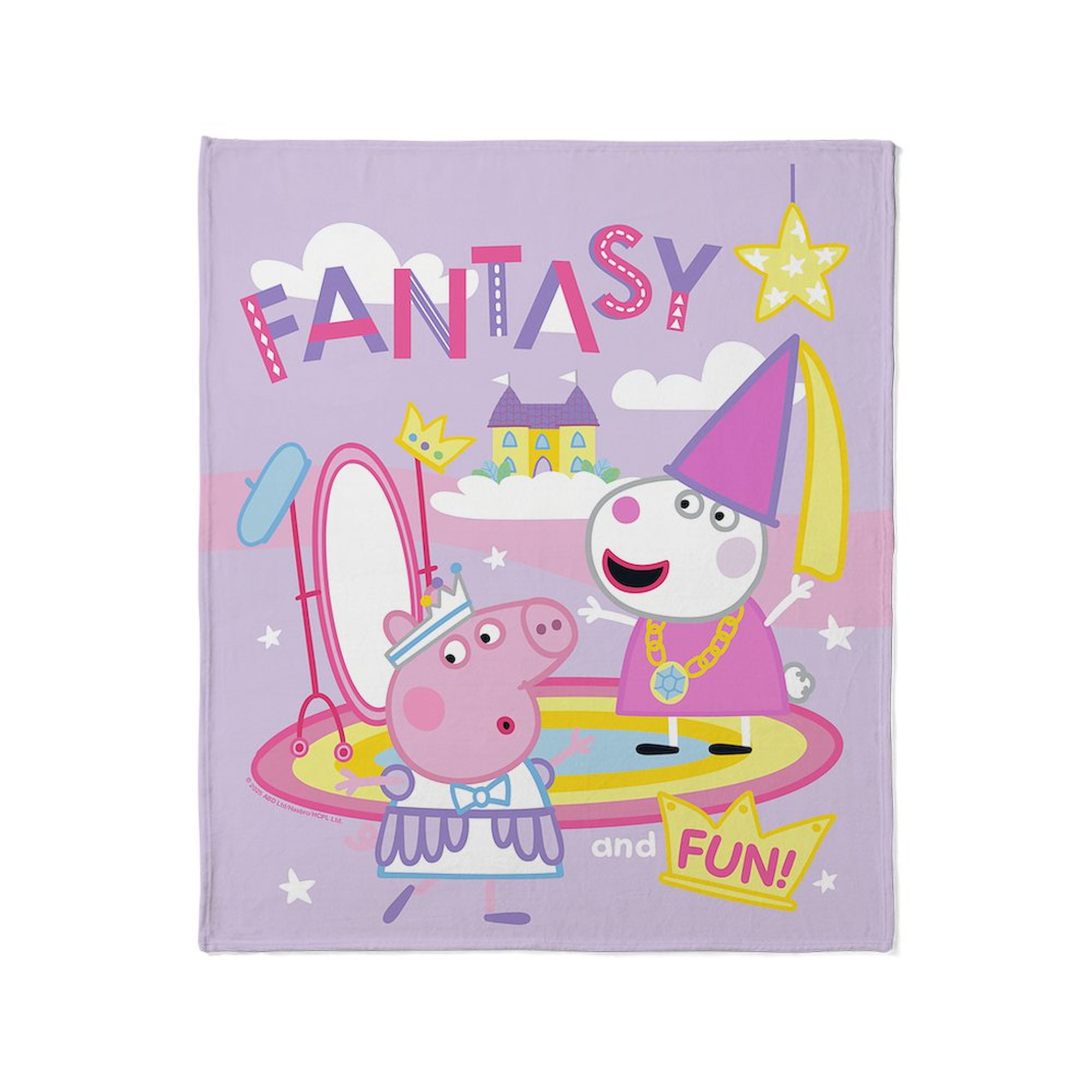 CafePress - Peppa Pig: Fantasy And Fun! - Soft Fleece Throw Blanket, 50"x60" for All Ages