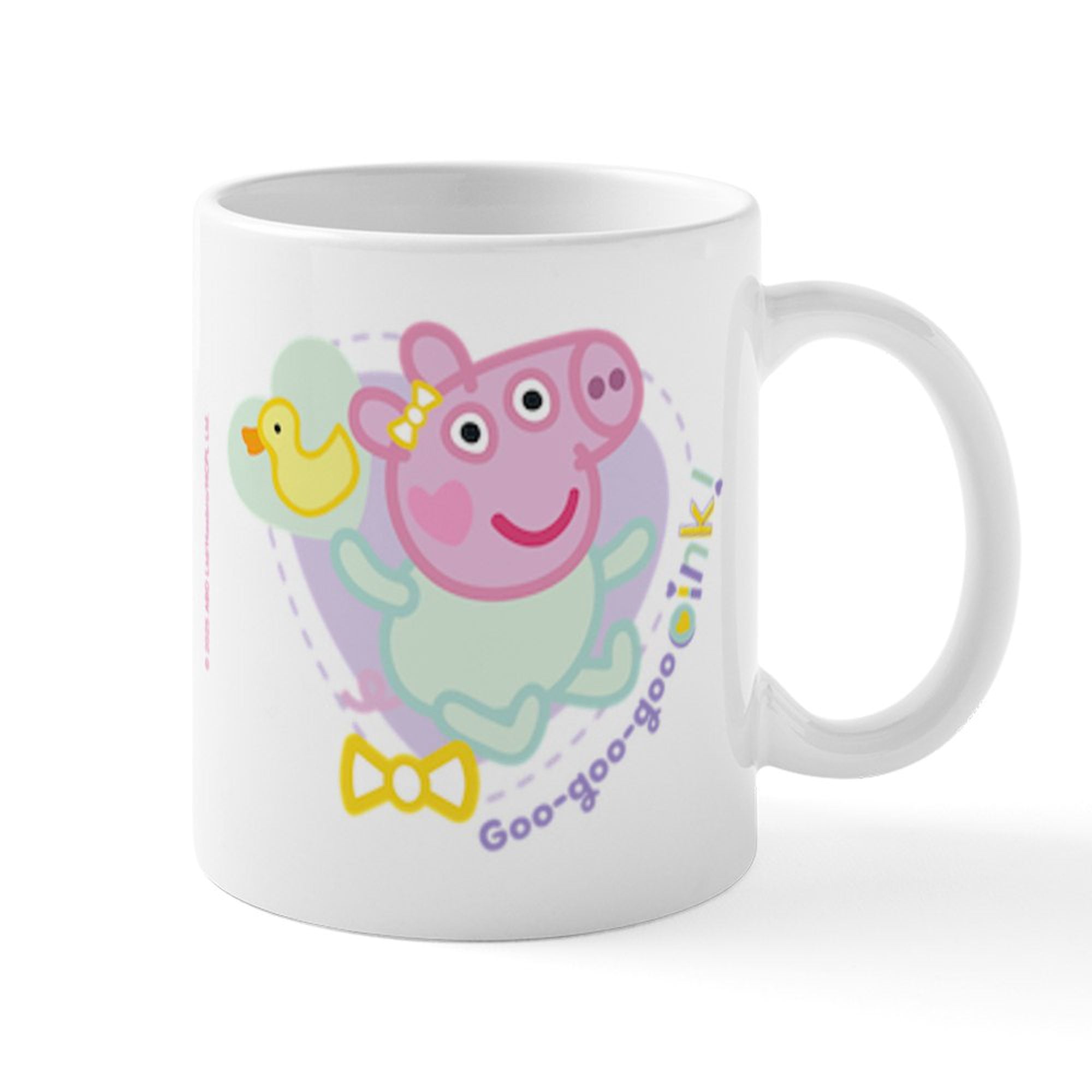 CafePress - Peppa Pig: Goo Goo Goo Oink! - 11 oz Ceramic Mug - Novelty  Coffee Tea Cup - Walmart.com