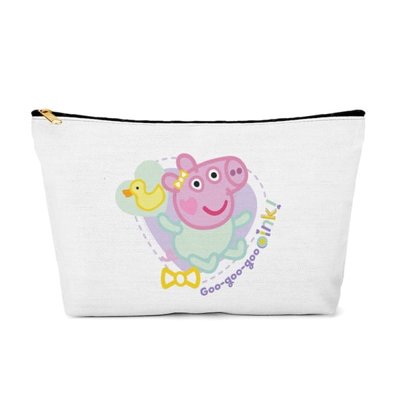 CafePress - Peppa Pig: Goo Goo Goo Oink! - 12.5" x 7" Makeup Bag