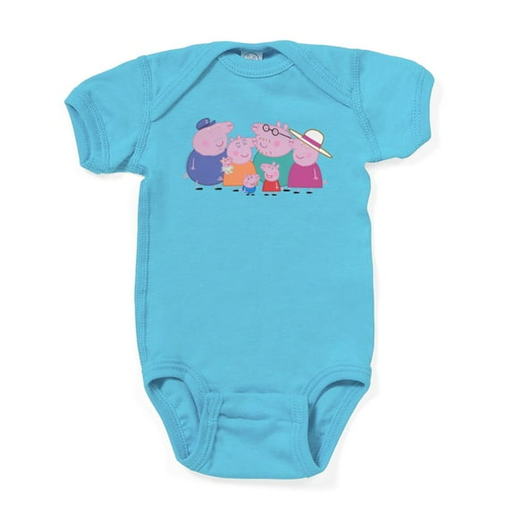 CafePress - Peppa Pig: Granny & Grandpa Pig - Cute Infant Bodysuit Baby Romper - Size Newborn - 24 Months