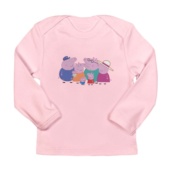 CafePress - Peppa Pig: Granny & Grandpa Pig Long Sleeve Infant T Shirt - Long Sleeve Infant T-Shirt