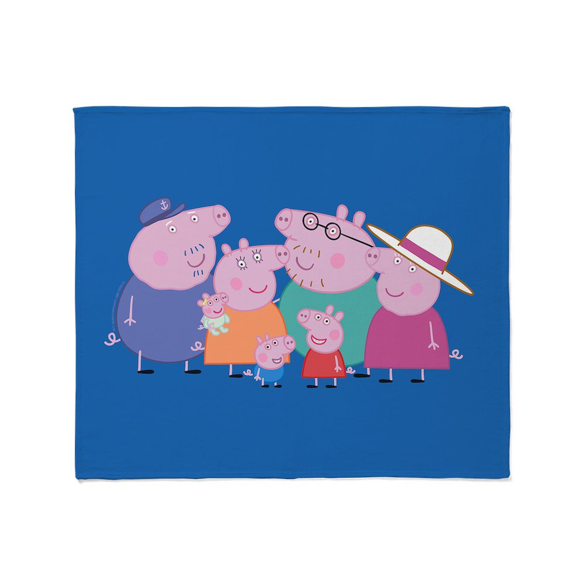 CafePress - Peppa Pig: Granny & Grandpa Pig - Soft Fleece Throw Blanket, 50"x60" for All Ages