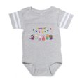 thumbnail image 1 of CafePress - Peppa Pig Group Hooray - Cute Infant Baby Football Bodysuit, 1 of 3