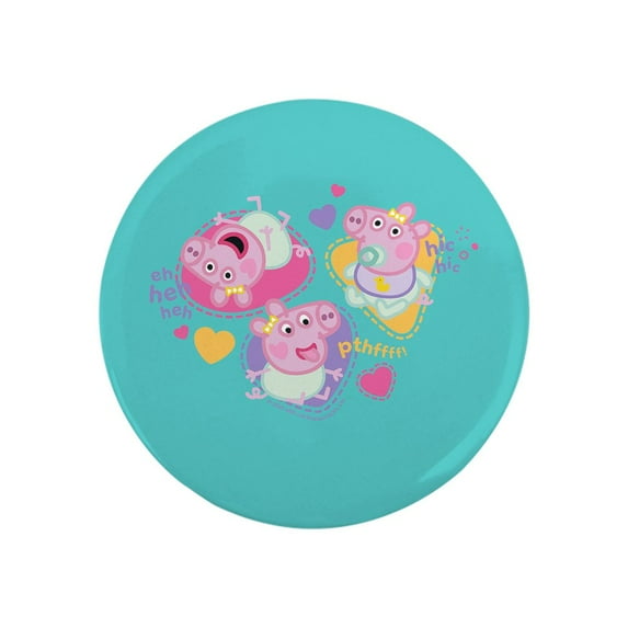 CafePress - Peppa Pig: Happy Baby - 2.25" Round Magnet, Refrigerator Magnet, Button Magnet Style