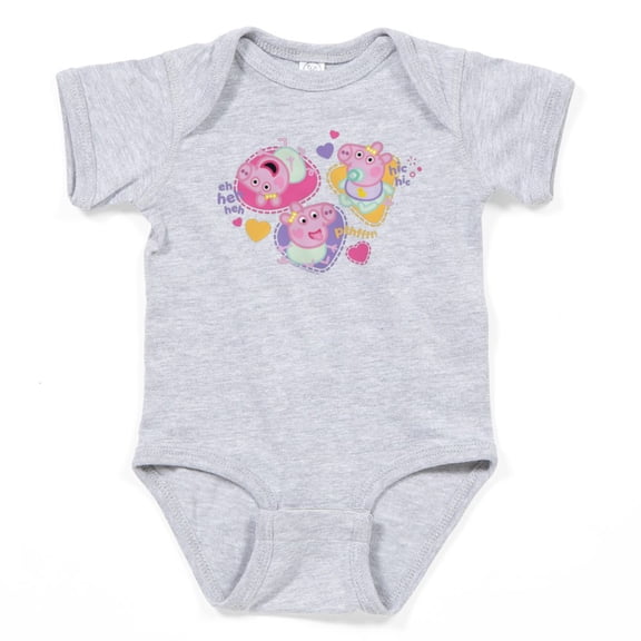 CafePress - Peppa Pig: Happy Baby - Cute Infant Bodysuit Baby Romper - Size Newborn - 24 Months