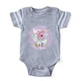 thumbnail image 1 of CafePress - Peppa Pig: Hello Baby Evie - Cute Infant Baby Football Bodysuit, 1 of 3