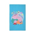 thumbnail image 1 of CafePress - Peppa Pig: Hello Bump! - 3'x5' Decorative Area Rug, Fabric Throw Rug, 1 of 5