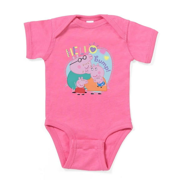 CafePress - Peppa Pig: Hello Bump! - Cute Infant Bodysuit Baby Romper - Size Newborn - 24 Months