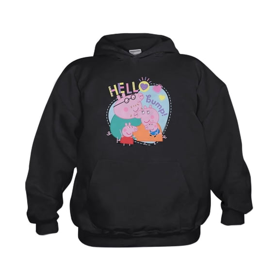 CafePress - Peppa Pig: Hello Bump! - Kids Hooded Sweatshirt, Classic Hoodie