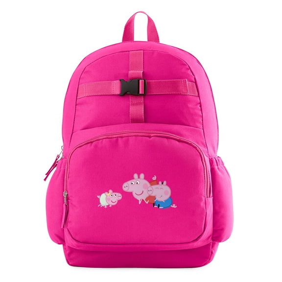 CafePress - Peppa Pig: Learning To Crawl - Cute School Travel Backpack