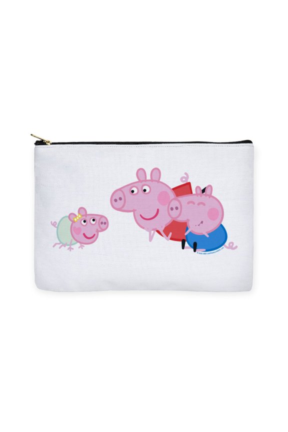 - Peppa Pig: Learning To Crawl - Large Zipper Toiletry Pouch, 12.5"x8.5"