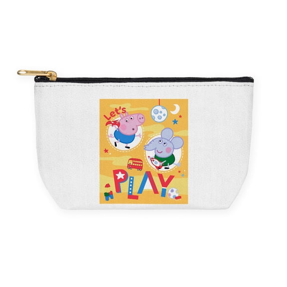 CafePress - Peppa Pig: Let's Play - 8.5" x 4.5" Cosmetic Pouch