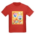 thumbnail image 1 of CafePress - Peppa Pig: Let's Play Kids T Shirt - Dark T-Shirt Kids XS-XL, 1 of 4