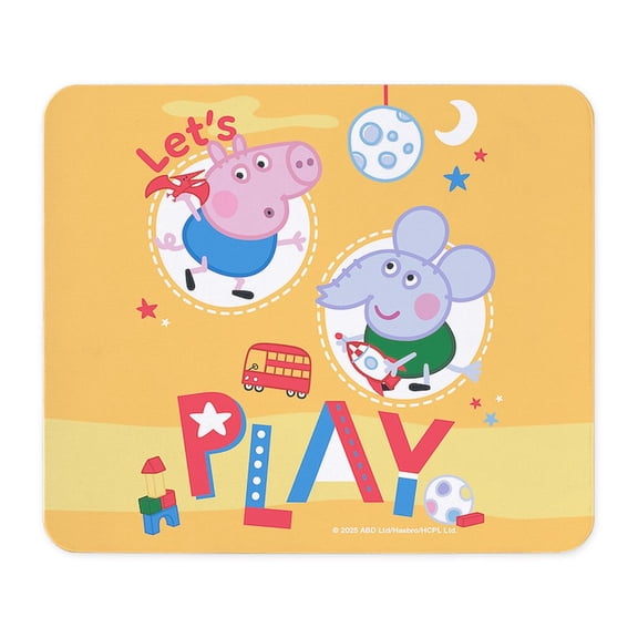 CafePress - Peppa Pig: Let's Play - Non-slip Rubber Mousepad, Gaming Mouse Pad