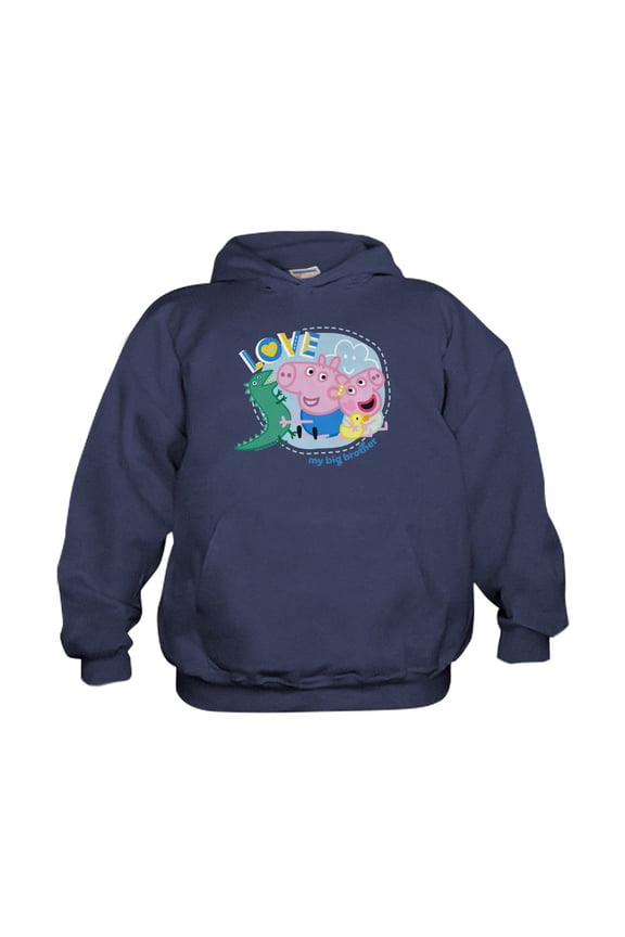 - Peppa Pig: Love My Big Brother - Kids Hooded Sweatshirt, Classic Hoodie