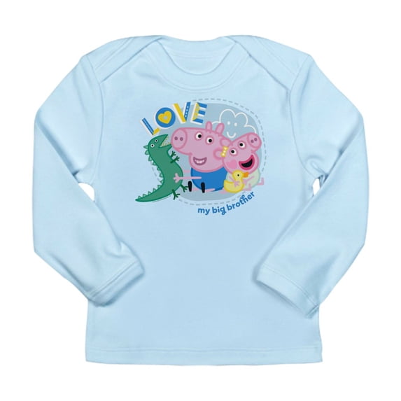 CafePress - Peppa Pig: Love My Big Brother Long Sleeve Infant T Shirt - Long Sleeve Infant T-Shirt