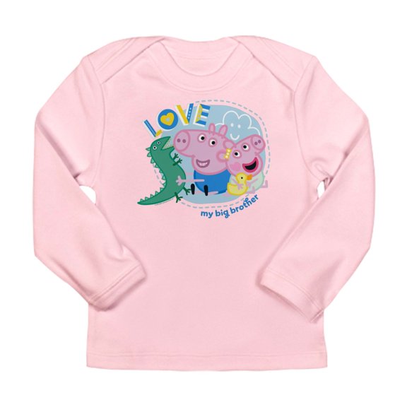 CafePress - Peppa Pig: Love My Big Brother Long Sleeve Infant T Shirt - Long Sleeve Infant T-Shirt