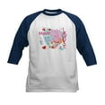 thumbnail image 1 of CafePress - Peppa Pig: Made With Love Kids Baseball T Shirt - Kids Cotton Baseball Jersey, 3/4 Sleeve Shirt, 1 of 4