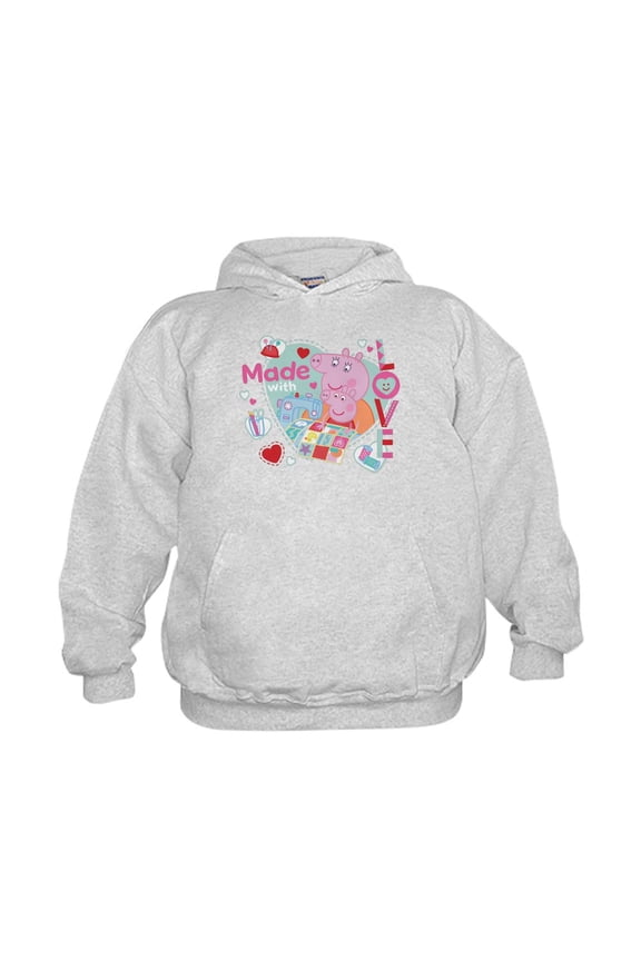 - Peppa Pig: Made With Love - Kids Hooded Sweatshirt, Classic Hoodie