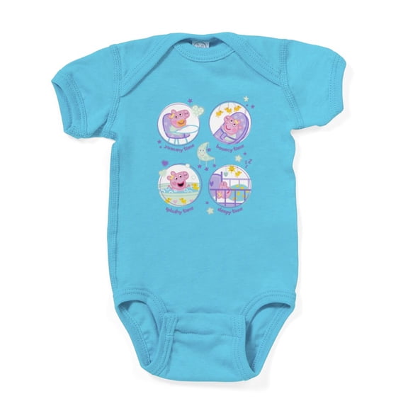 CafePress - Peppa Pig: Morning To Evening - Cute Infant Bodysuit Baby Romper - Size Newborn - 24 Months