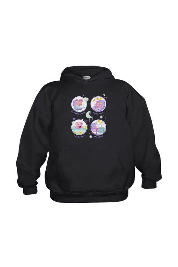 - Peppa Pig: Morning To Evening - Kids Hooded Sweatshirt, Classic Hoodie