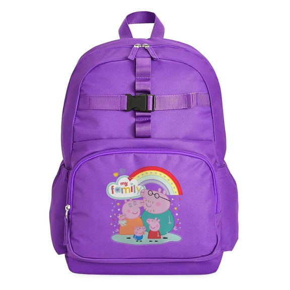CafePress - Peppa Pig: My Family - Cute School Travel Backpack