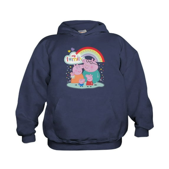 CafePress - Peppa Pig: My Family - Kids Hooded Sweatshirt, Classic Hoodie