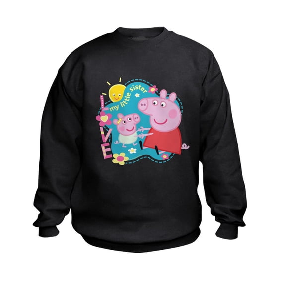CafePress - Peppa Pig: My Little Sister - Kids Sweatshirt, Youth Crew Neck Sweatshirt