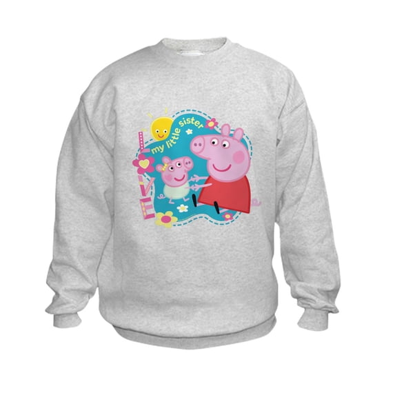 CafePress - Peppa Pig: My Little Sister - Kids Sweatshirt, Youth Crew Neck Sweatshirt