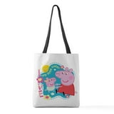 CafePress Peppa Pig My Little Sister Polyester Tote Bag 16"x16
