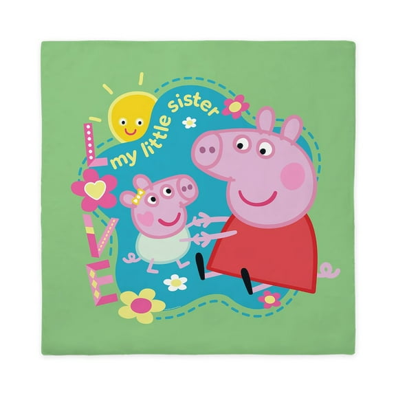 CafePress - Peppa Pig: My Little Sister - Queen Duvet