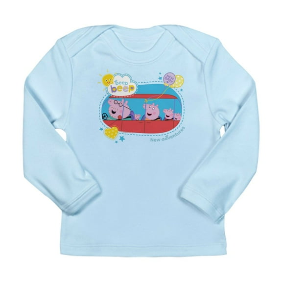 CafePress - Peppa Pig: New Adventures Long Sleeve Infant T Shirt - Long Sleeve Infant T-Shirt