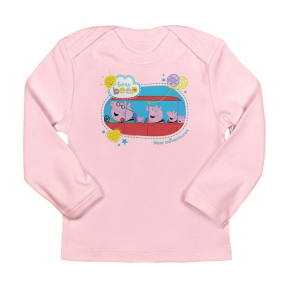 CafePress - Peppa Pig: New Adventures Long Sleeve Infant T Shirt - Long Sleeve Infant T-Shirt