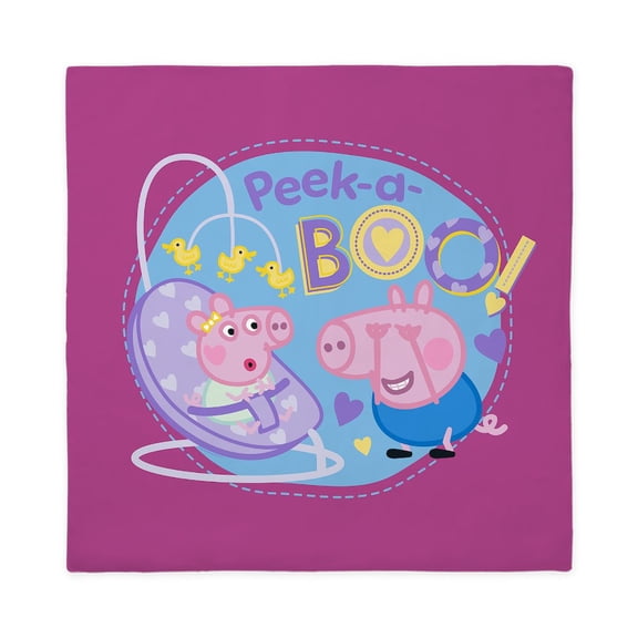 CafePress - Peppa Pig: Peek A BOO! - Queen Duvet