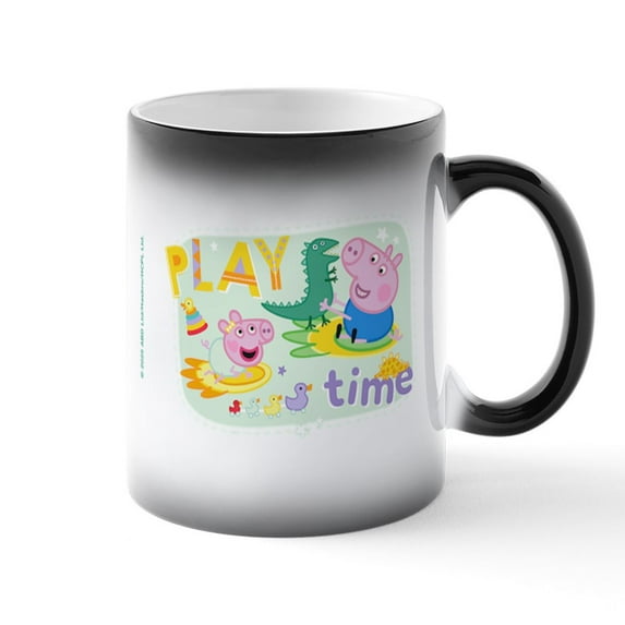CafePress Peppa Pig Play Time 11 oz Color Changing Magic Mug