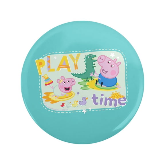 CafePress - Peppa Pig: Play Time 3.5 Button - 3.5" Button