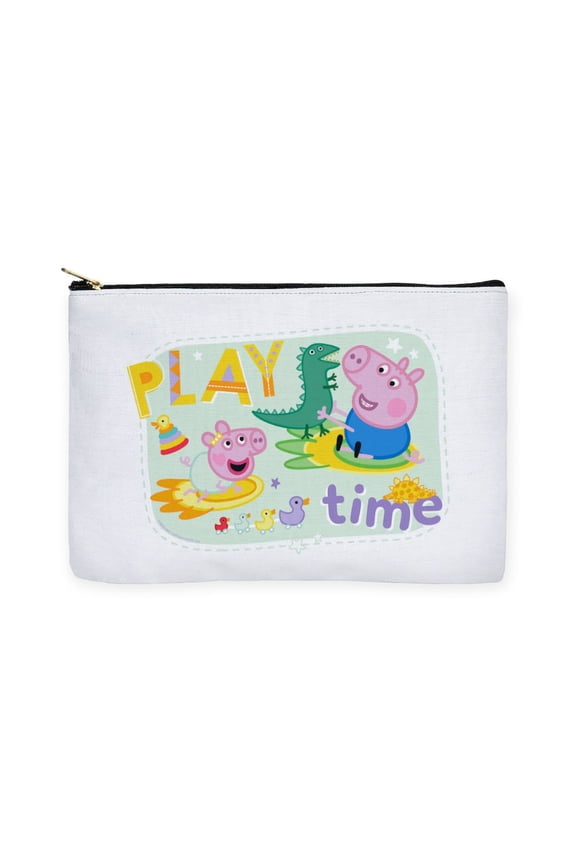 - Peppa Pig: Play Time - Large Zipper Toiletry Pouch, 12.5"x8.5"