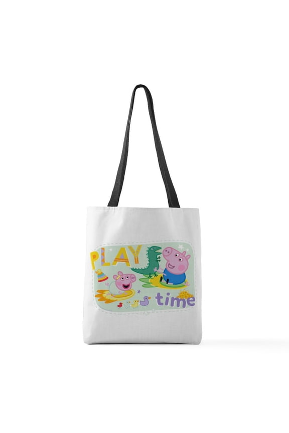 - Peppa Pig: Play Time - Polyester Tote Bag 16"x16"