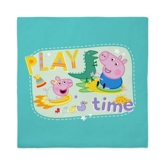 CafePress - Peppa Pig: Play Time - Queen Duvet
