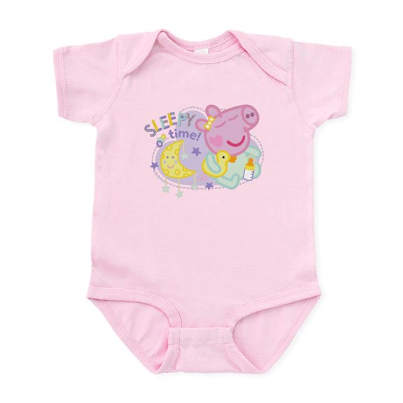 CafePress - Peppa Pig: Sleepy Time! - Baby Light Bodysuit, Size Newborn - 24 Months