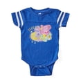 thumbnail image 1 of CafePress - Peppa Pig: Sleepy Time! - Cute Infant Baby Football Bodysuit, 1 of 3