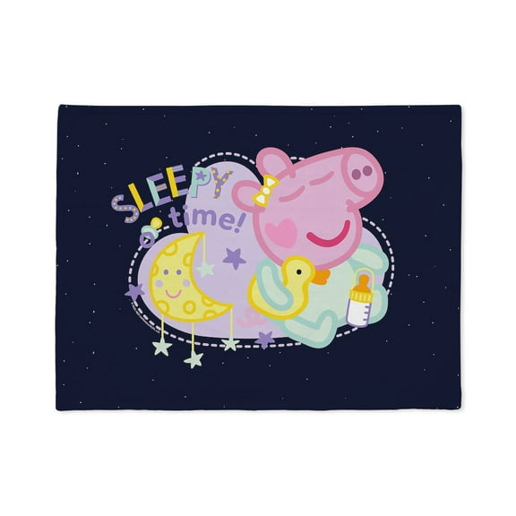 CafePress - Peppa Pig: Sleepy Time! - Soft Fleece Throw Stadium Blanket, 30"x40"
