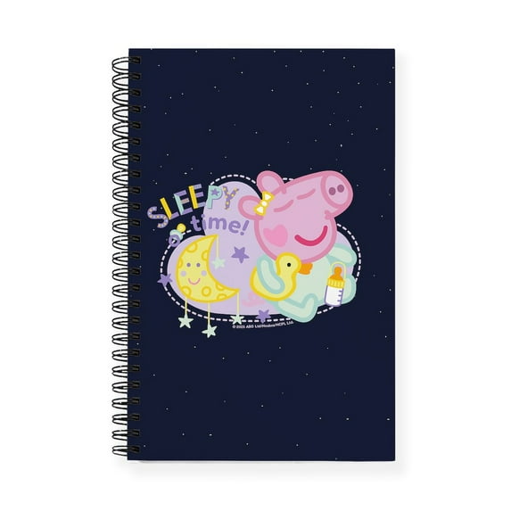 CafePress - Peppa Pig: Sleepy Time! - Spiral Bound Journal Notebook, Personal Diary Graph