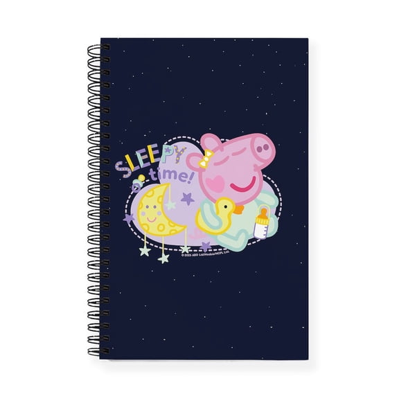 CafePress - Peppa Pig: Sleepy Time! - Spiral Bound Journal Notebook, Personal Diary Graph