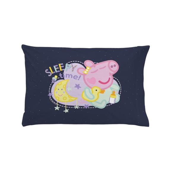 CafePress - Peppa Pig: Sleepy Time! - Standard Size Pillow Case, 20"x30" Pillow Cover, Unique Pillow Slip Microfiber