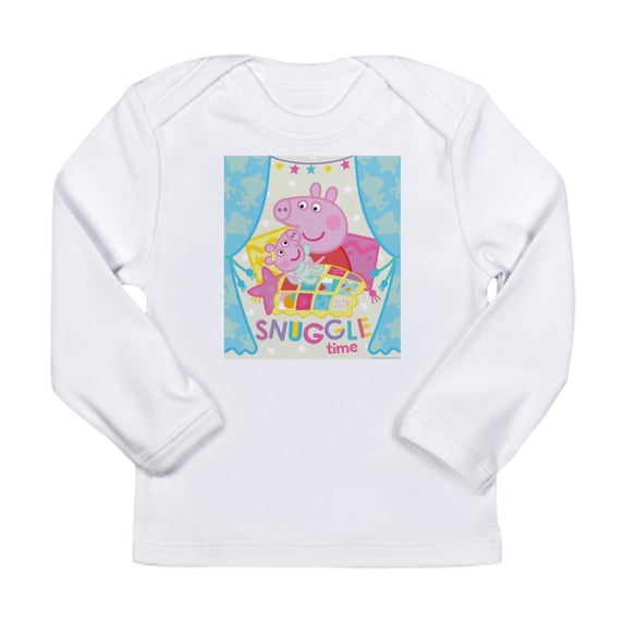 CafePress - Peppa Pig: Snuggle Time Long Sleeve Infant T Shirt - Long Sleeve Infant T-Shirt