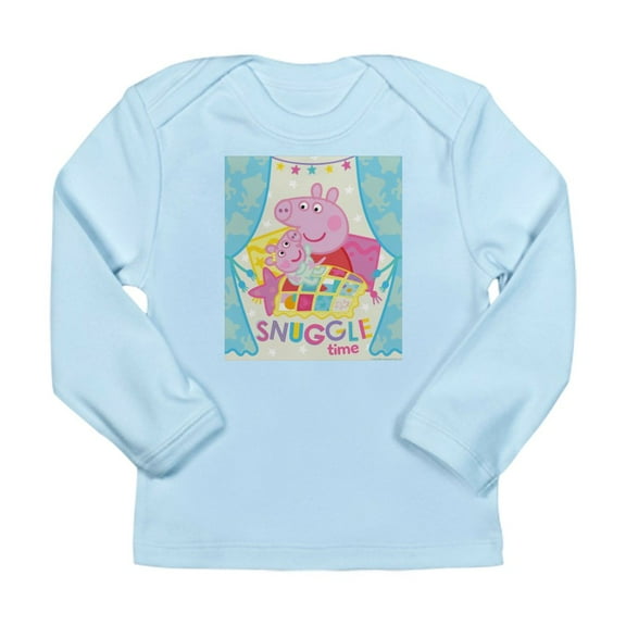 CafePress - Peppa Pig: Snuggle Time Long Sleeve Infant T Shirt - Long Sleeve Infant T-Shirt